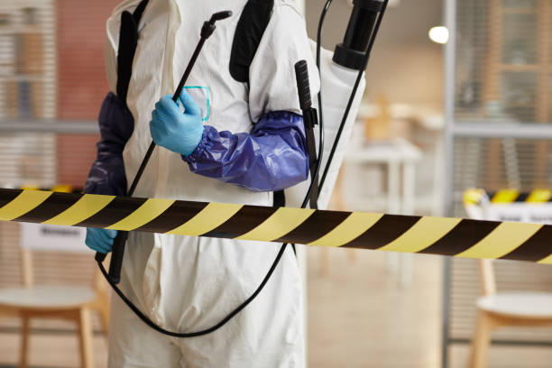 Professional Biohazard Cleanup technician working in Mechanicsburg, PA